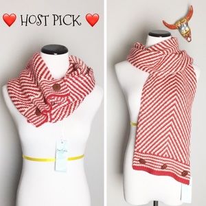 HP! Mud Pie Herringbone Convertible Infinity Scarf